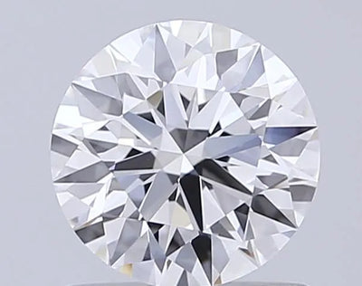 0.50ct Round Lab Grown Diamond (Colour D, Clarity VVS2, Cut EX, IGI Certified)