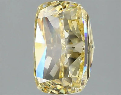 2.97ct Cushion modified Lab Grown Diamond (Fancy Vivid Yellow, Clarity VVS2, IGI)