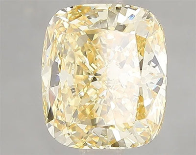 2.59ct Cushion modified Lab Grown Diamond (Fancy Intense Yellow, Clarity VVS2, IGI)