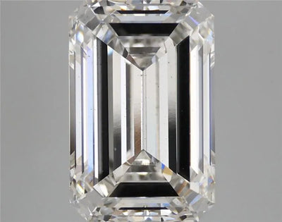 4.17ct Emerald Lab Grown Diamond (Colour G, Clarity VS2, IGI Certified)