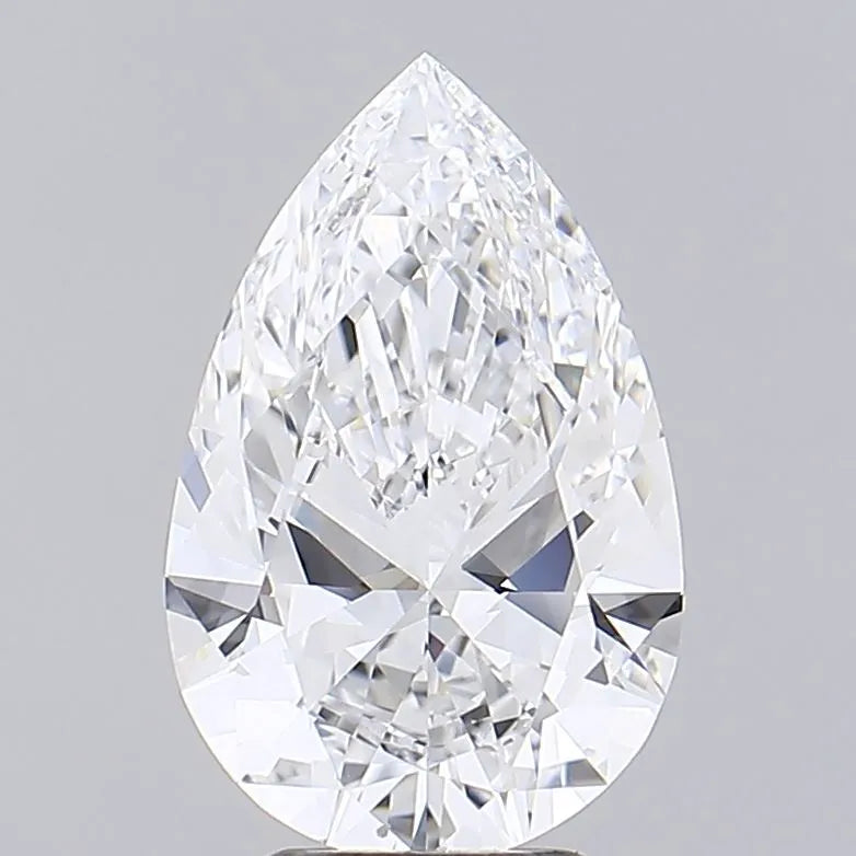 3.57ct Pear Lab Grown Diamond (Colour D, Clarity IF, IGI Certified)