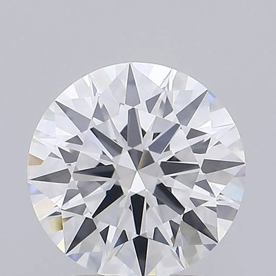 2.59ct Round Lab Grown Diamond (Colour D, Clarity IF, Cut ID, IGI Certified)