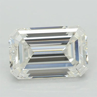 1.43ct Emerald Lab Grown Diamond (Colour F, Clarity VVS2, Cut GD, GIA Certified)