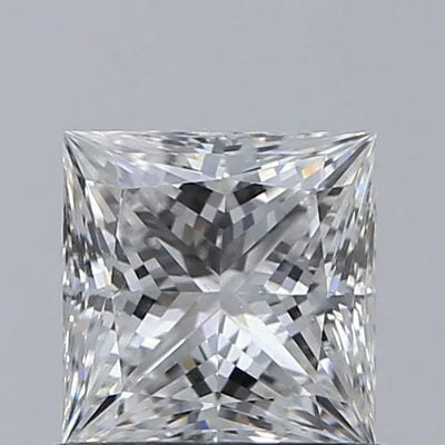 0.70ct Square Natural Diamond (Colour E, Clarity SI1, Cut VG, GIA Certified)