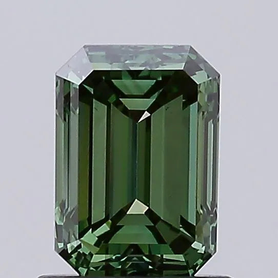 1.02ct Emerald Lab Grown Diamond (Colour Fancy Vivid Green, Clarity VS1, IGI Certified)