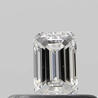 0.12ct Emerald Natural Diamond (Colour E, Clarity VS2, Cut VG, IGI Certified)