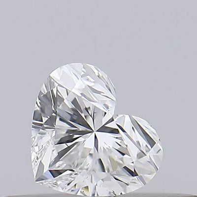 0.19ct Heart Natural Diamond (Colour E, Clarity SI1, GIA Certified)