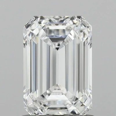 1.13ct Emerald Lab Grown Diamond (Colour D, Clarity VVS1, IGI Certified)