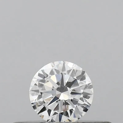 0.18ct Round Lab Grown Diamond (Colour D, Clarity VVS2, Cut VG, IGI Certified)