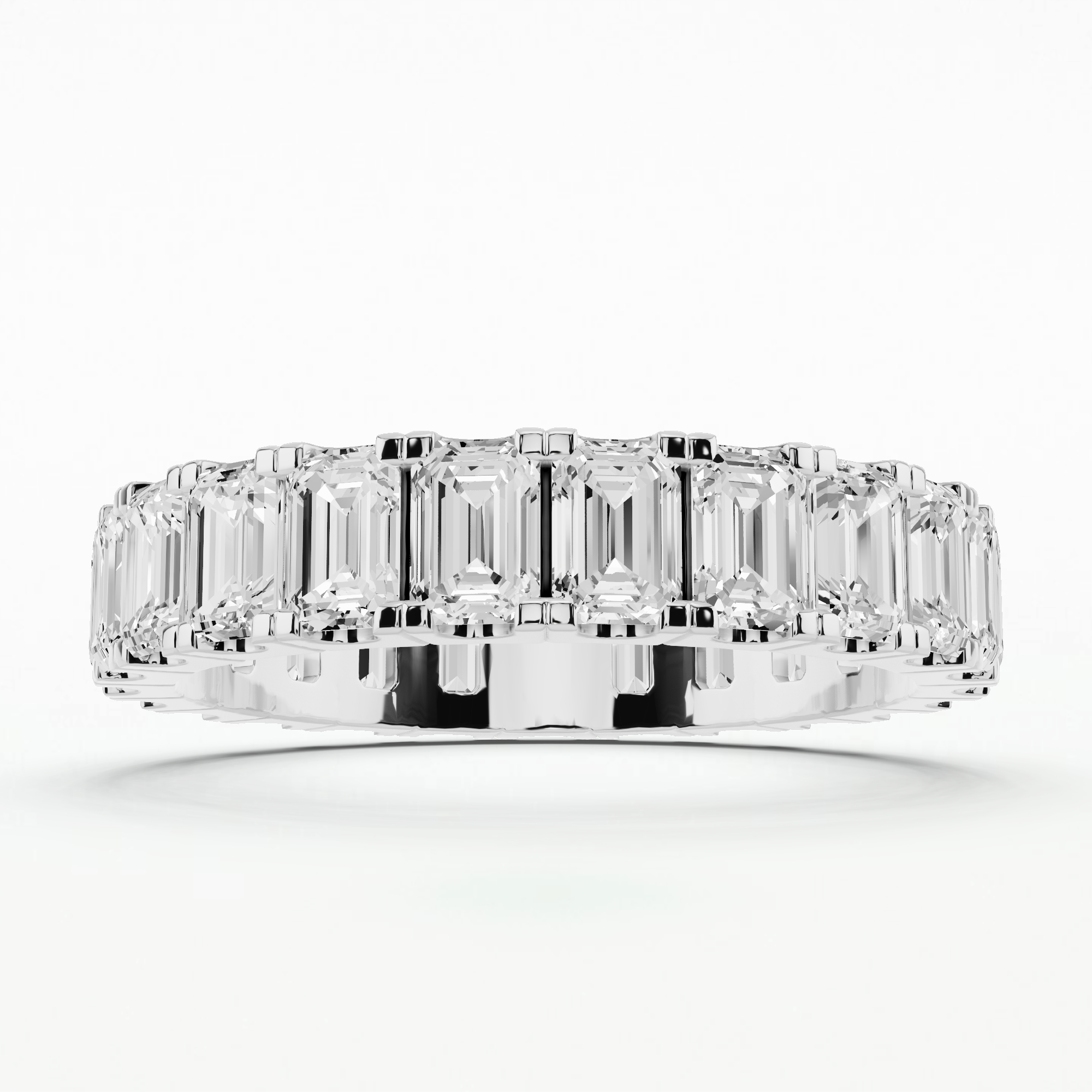 Geometric Eternity Band-Emerald Cut – Dream Diamonds Jewellery