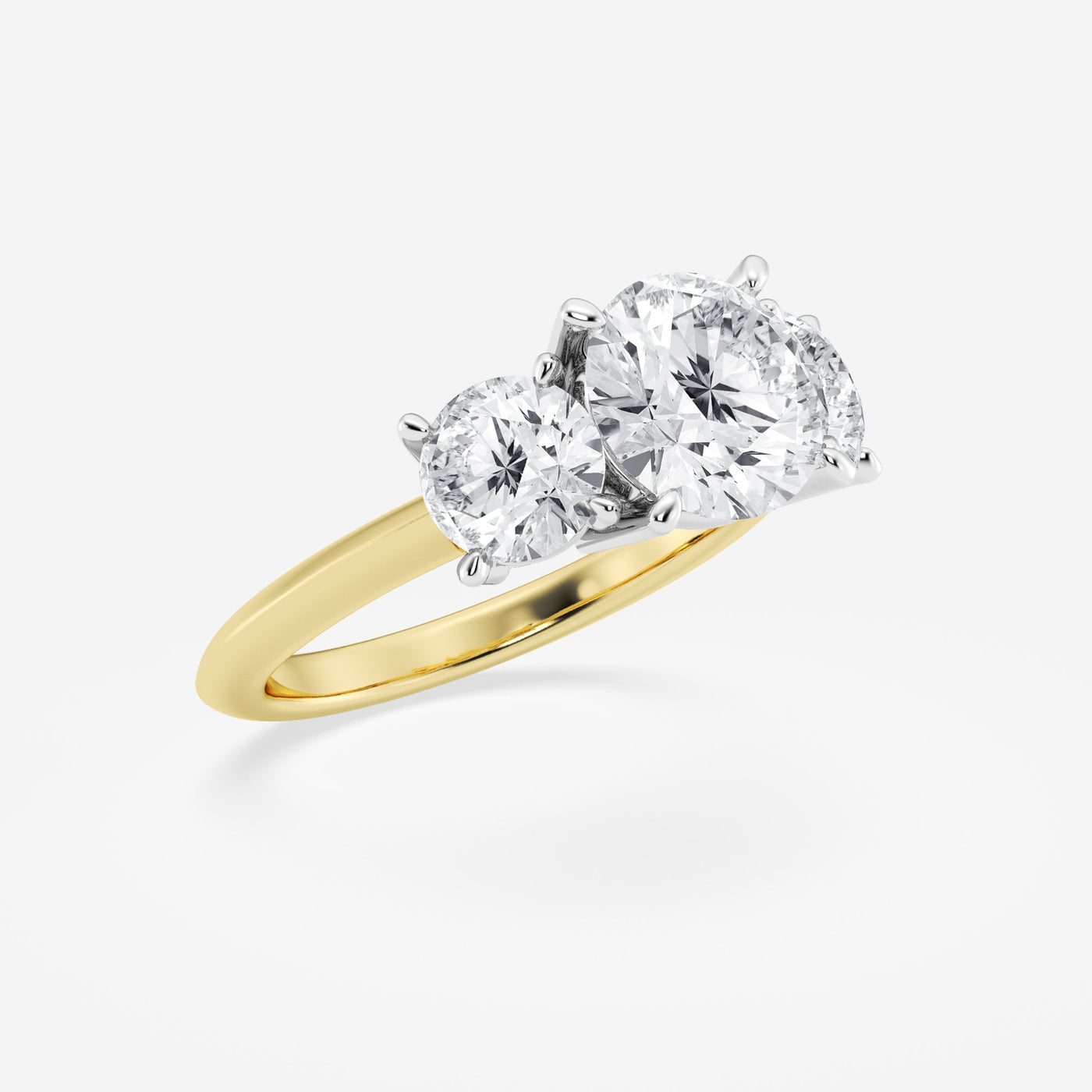 @SKU:LGD-TXR08040-HWY4~#carat_4.10#diamond-quality_fg,-vs2+#metal_18k-white-head/yellow-gold-shank